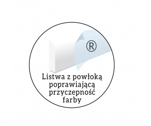 Listwa karniszowa LK-01 300 cm Creativa by Cezar LIGHTBLOCKER 10 cm